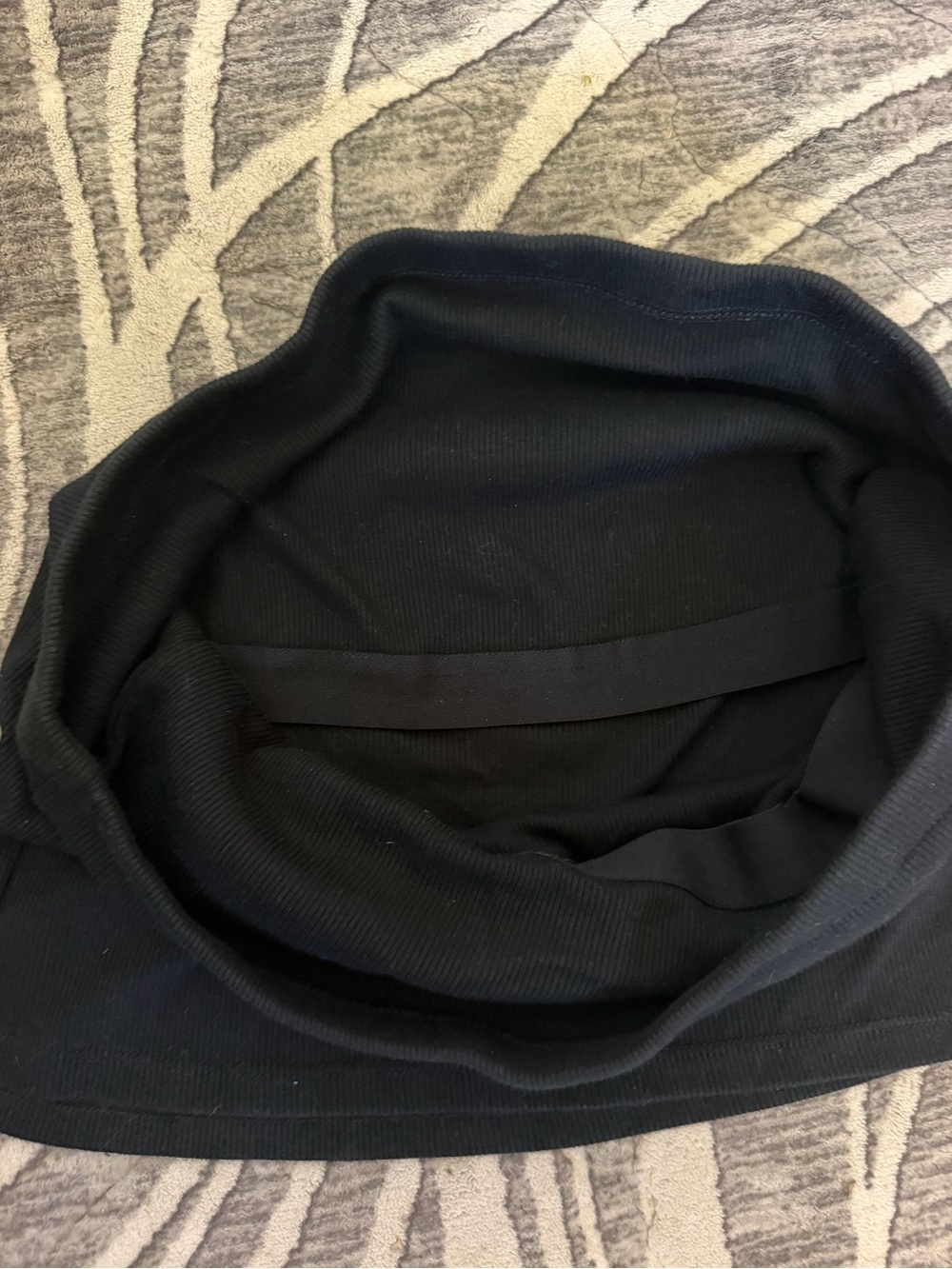 Black Ribbed Tube Top - Picture 6 of 6